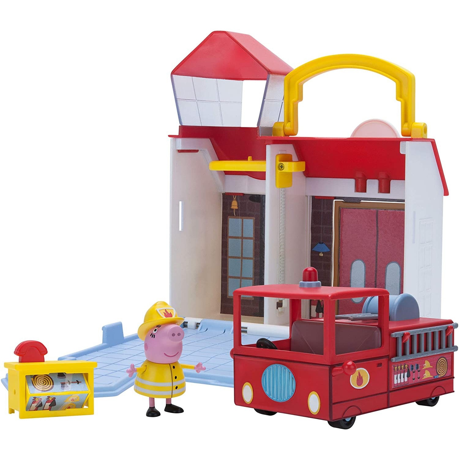 Set de joaca Peppa Pig, Statia de pompieri