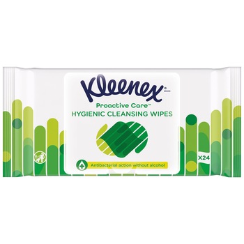 Servetele umede cu efect Antibacterial Kleenex, 24 buc Servetele umede cu efect Antibacterial Kleenex, 24 buc