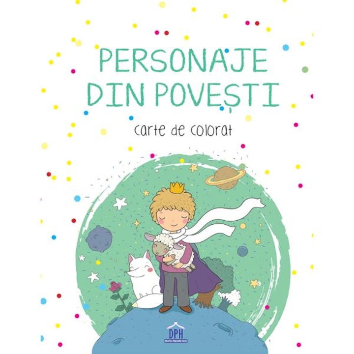 Karakterek történetekből - kifestőkönyv (Román nyelvű kiadás)