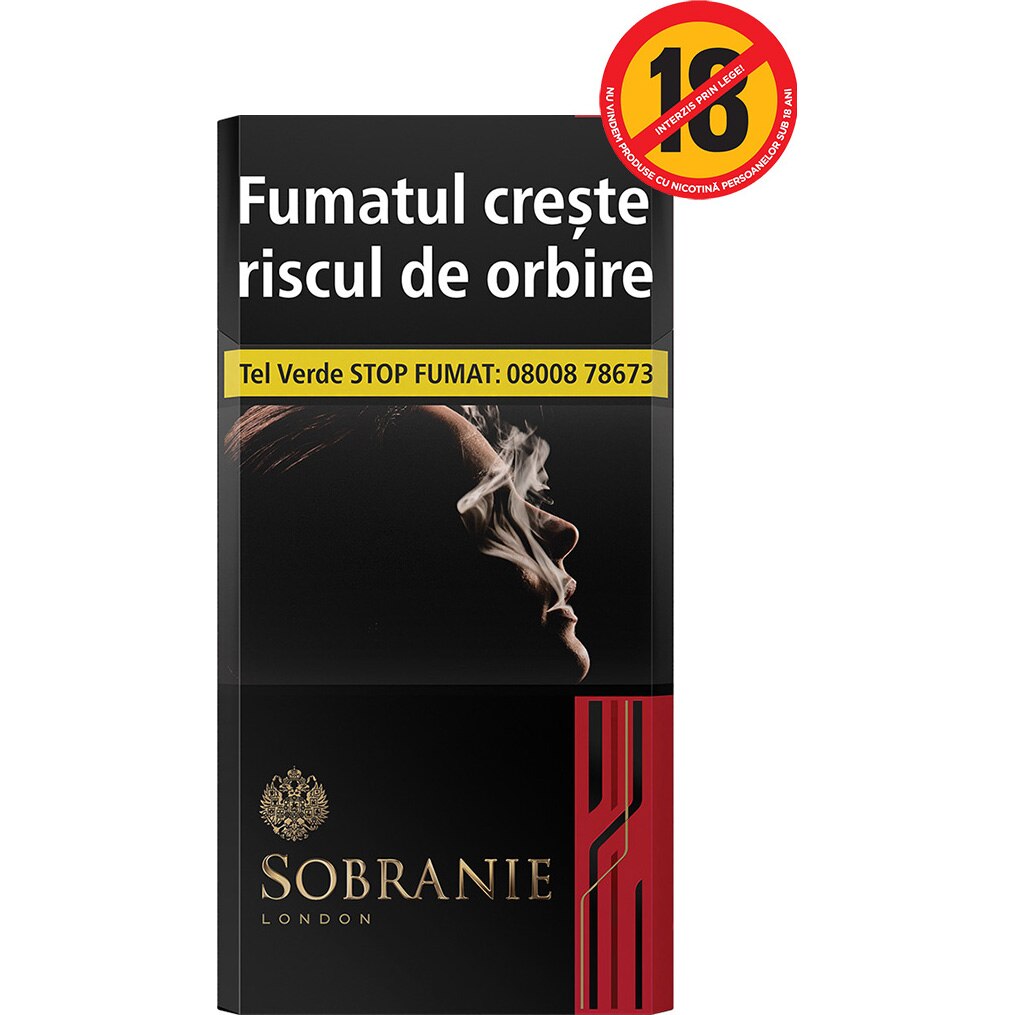 Tigari Sobranie Redefined Red (Longs)