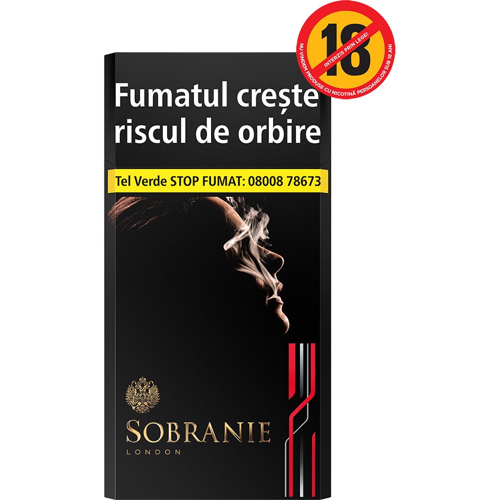 Tigari Sobranie Redefined Black (Longs)