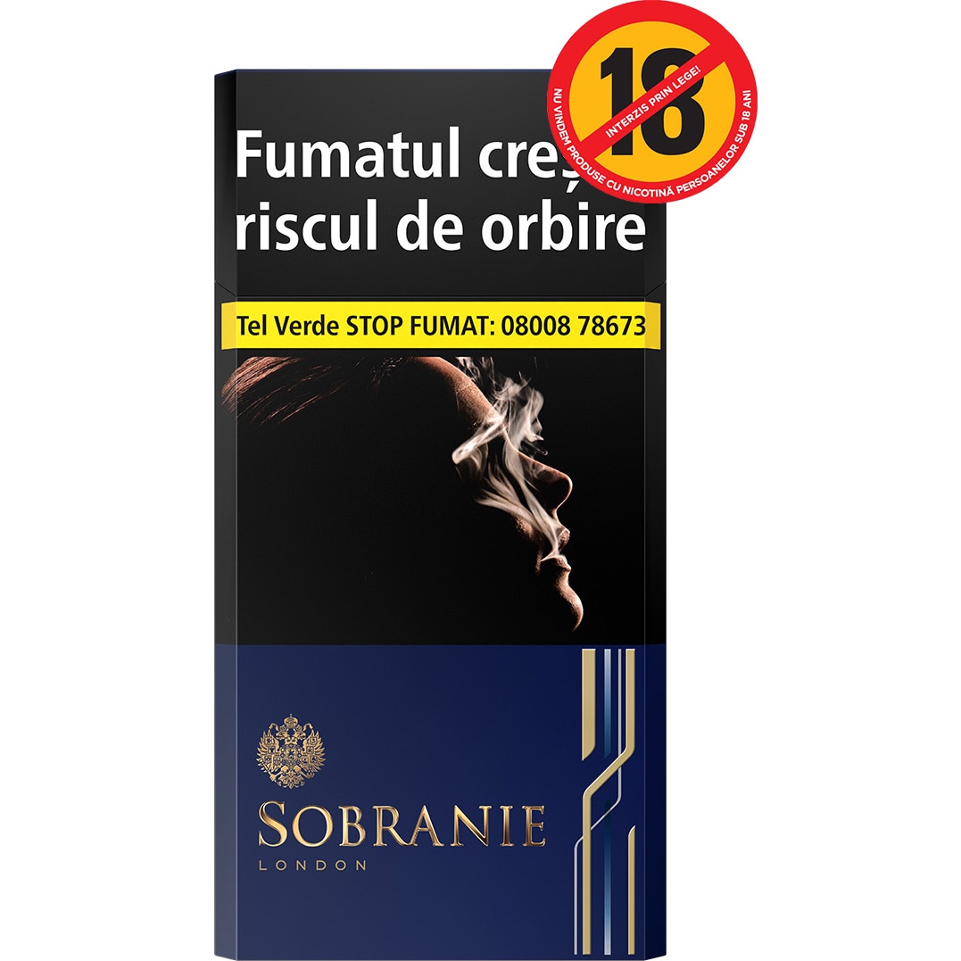 Tigari Sobranie Redefined Blue (Longs)