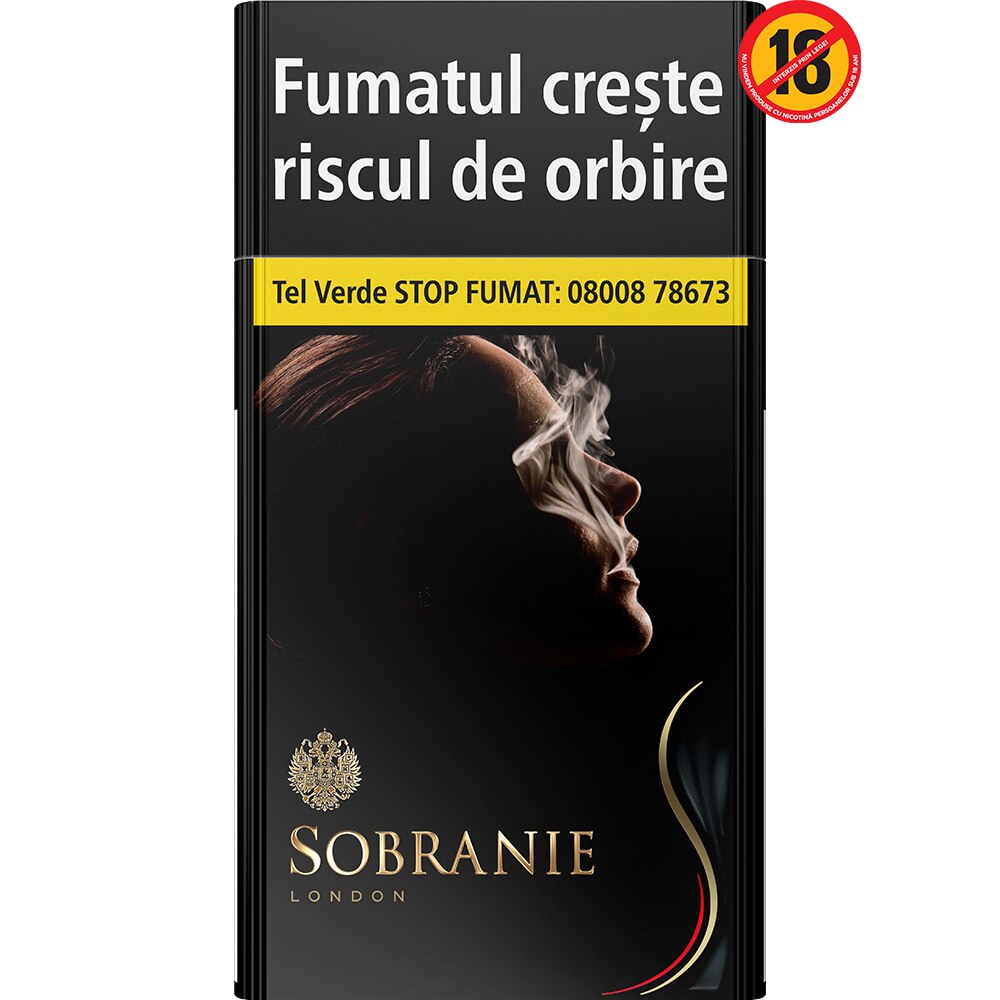 Tigari Sobranie Super S Black