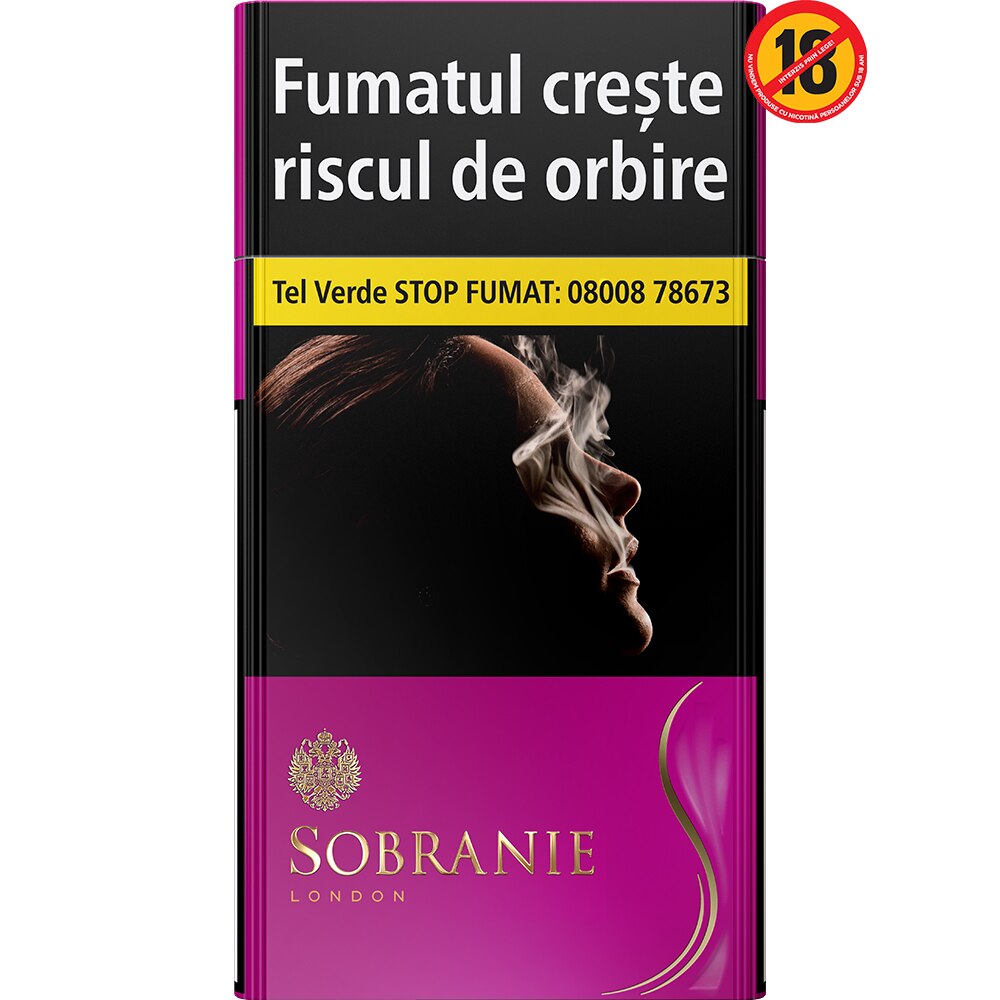 Tigari Sobranie Super S Pink