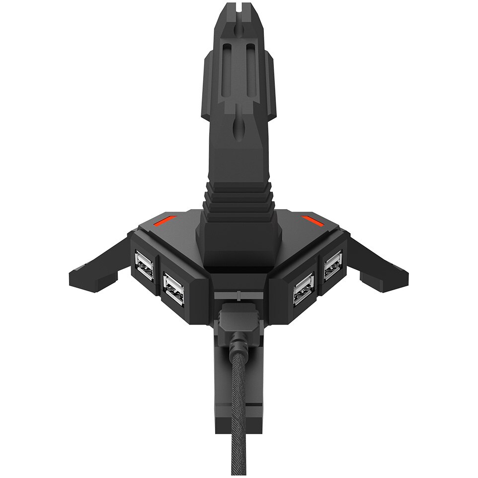 Bungee gaming Canyon WH-100, 4x USB, Negru