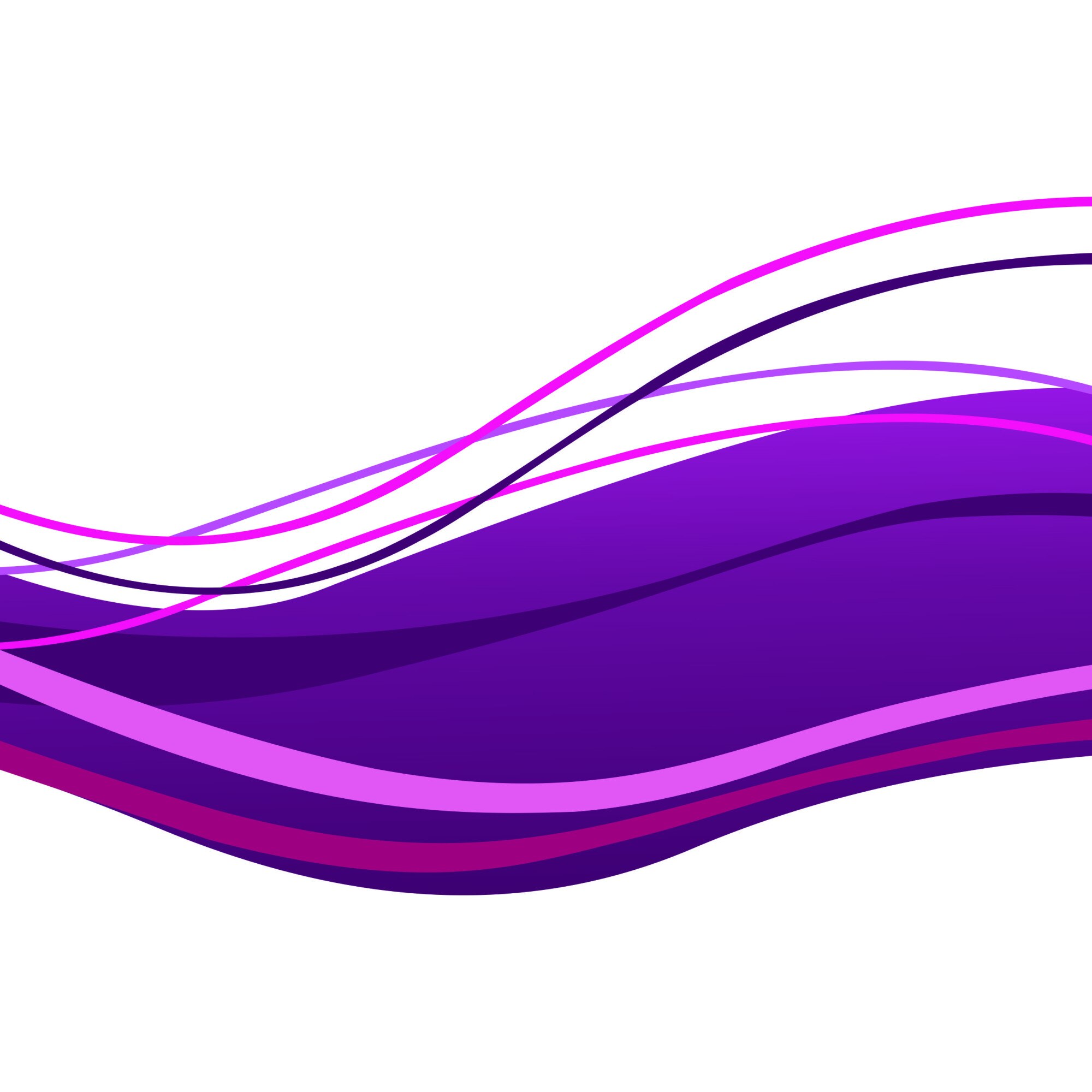 Panou sticla decorativa bucatarie 600 x 900 mm Purple Waves, Silicon de montaj inclus