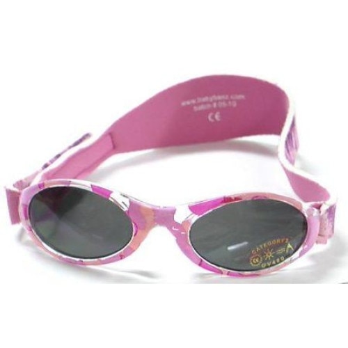 Ochelari de Soare pt. Bebelusi, Banz Bubzee, UPF50+, 0-2 ani, Pink Camo