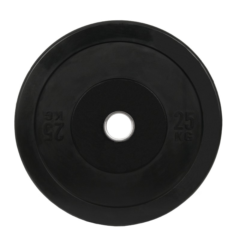 Greutate Cauciuc Bumper Plate SPORTMANN - 25 kg / 51 mm - Negru