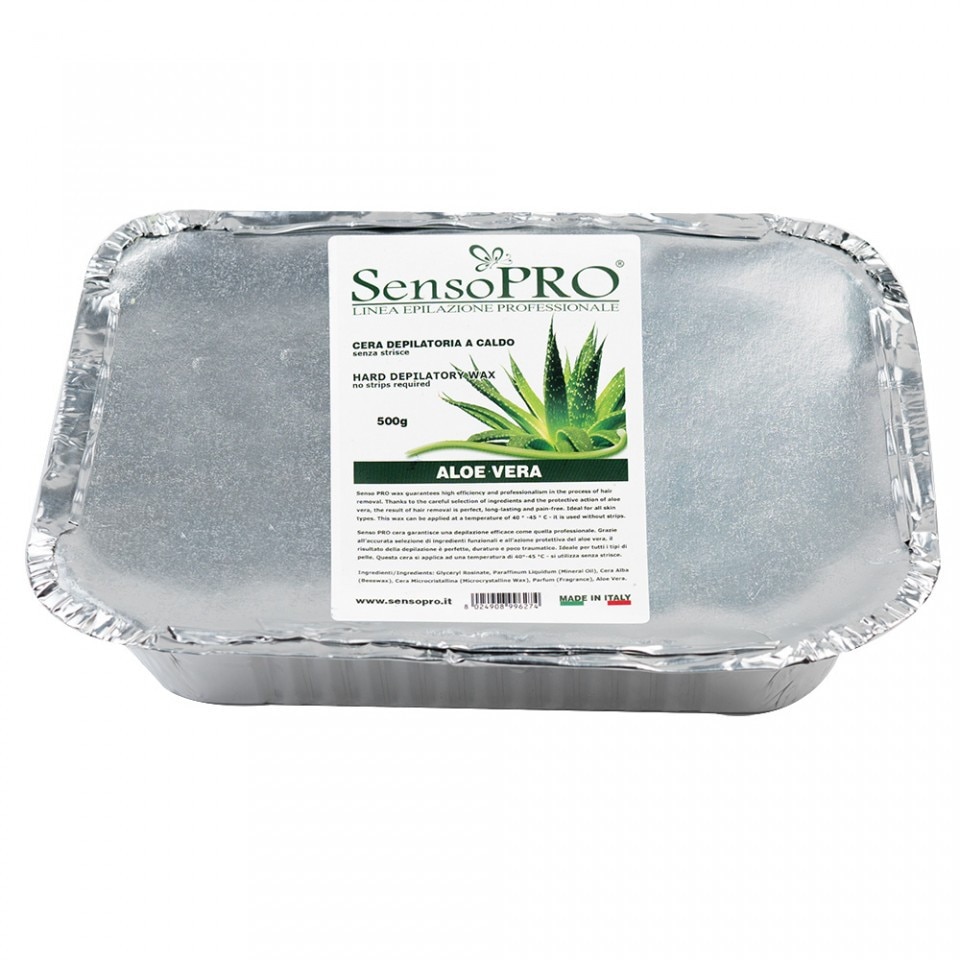 Ceara epilat traditionala SensoPro, Aloe Vera, 500 grame