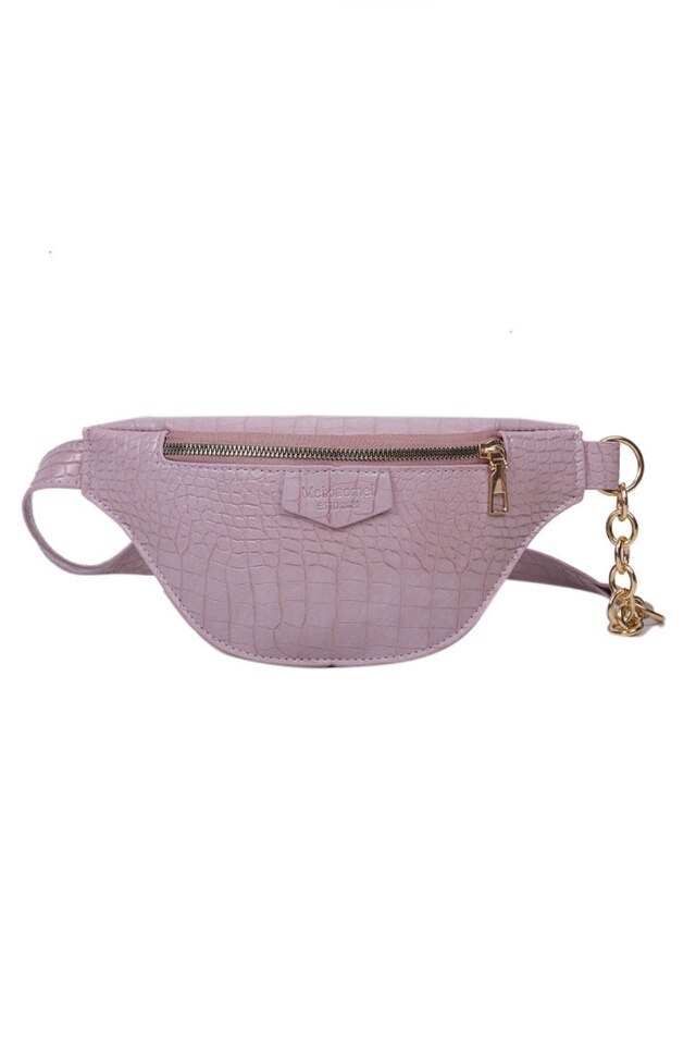 Borseta de dama Alyssa de culoare lila din piele ecologica, 26 x 13 x 1 cm