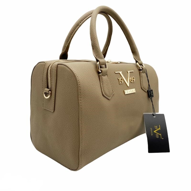 Geanta dama, Versace 19v69, Piele ecologica, Culoare Tortora