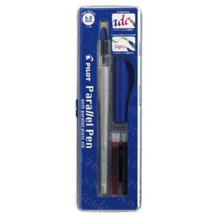 PILOT Parallel Pen 0,5-6 mm kék kupakos töltőtoll