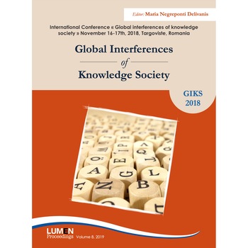 Global interferences of knowledge society, editor Maria Negreponti Delivanis, 333 pagini Global interferences of knowledge society, editor Maria Negreponti Delivanis, 333 pagini