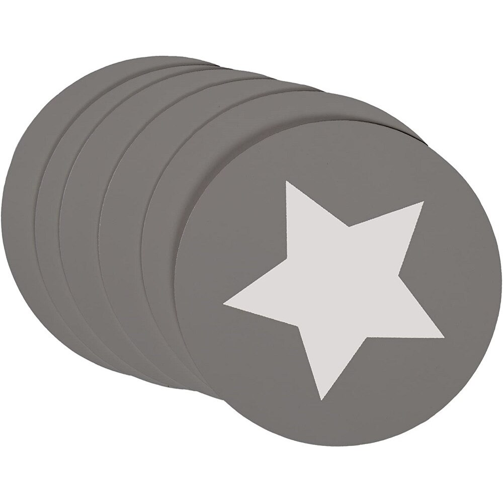 Set 6 buc suport pahar cu steluta - Radar 190272