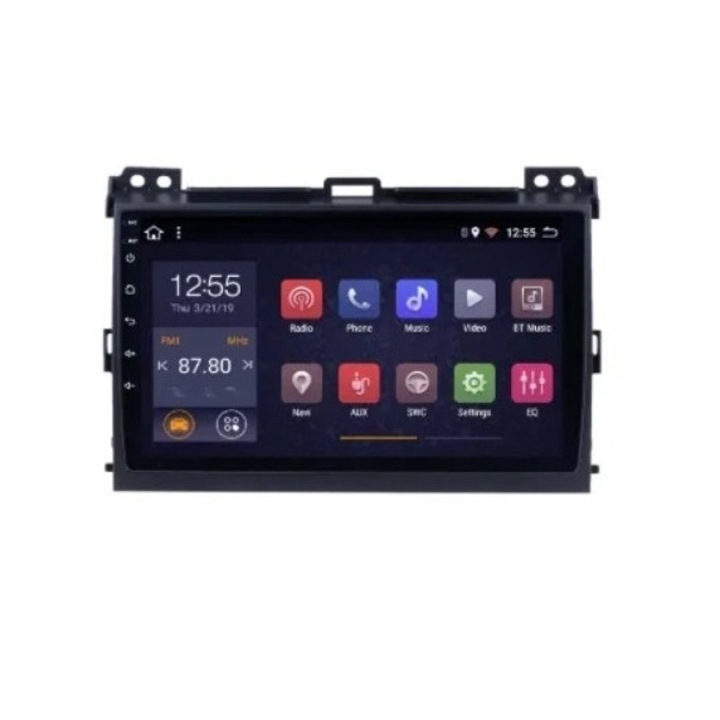 Мултимедия с навигация ZT, за Toyota Land Cruiser, J120, Prado, Android, 8+4+64