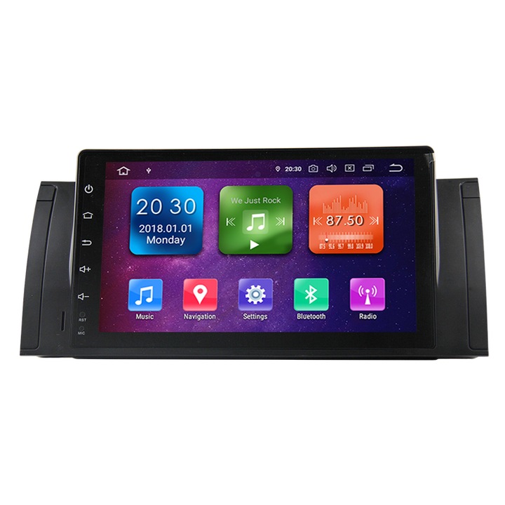 Мултимедия с навигация ZT, за Bmw X5, E53, E39, Android, 4+1+16