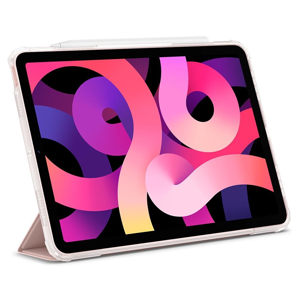 Husa Spigen Ultra Hybrid Pro compatibila cu iPad Air 4 2020 / 5 2022 / 6 2024 Rose Gold