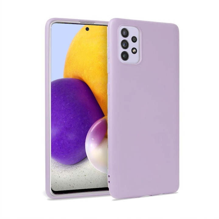 Carcasa TECH-PROTECT Icon compatibila cu Samsung Galaxy A52 4G/5G si Galaxy A52s 5G Violet
