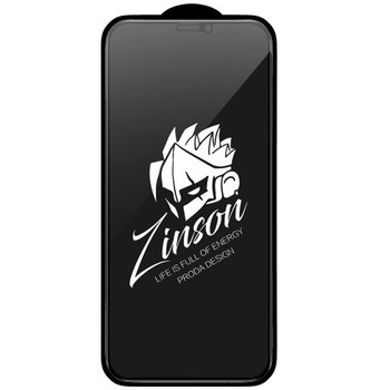 Folie sticla securizata Zinson Anti Spy pentru Phone 12 Pro Max, Filtru Privacy, Black Folie sticla securizata Zinson Anti Spy pentru Phone 12 Pro Max, Filtru Privacy, Black