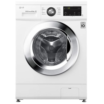 Masina de spalat rufe LG F2J3WN5WE, 6.5 Kg, Clasa E, 1200 rpm, 6 Motion Direct Drive™, BabyCare, Smart Diagnosis™, Alb Masina de spalat rufe LG F2J3WN5WE, 6.5 Kg, Clasa E, 1200 rpm, 6 Motion Direct Drive™, BabyCare, Smart Diagnosis™, Alb