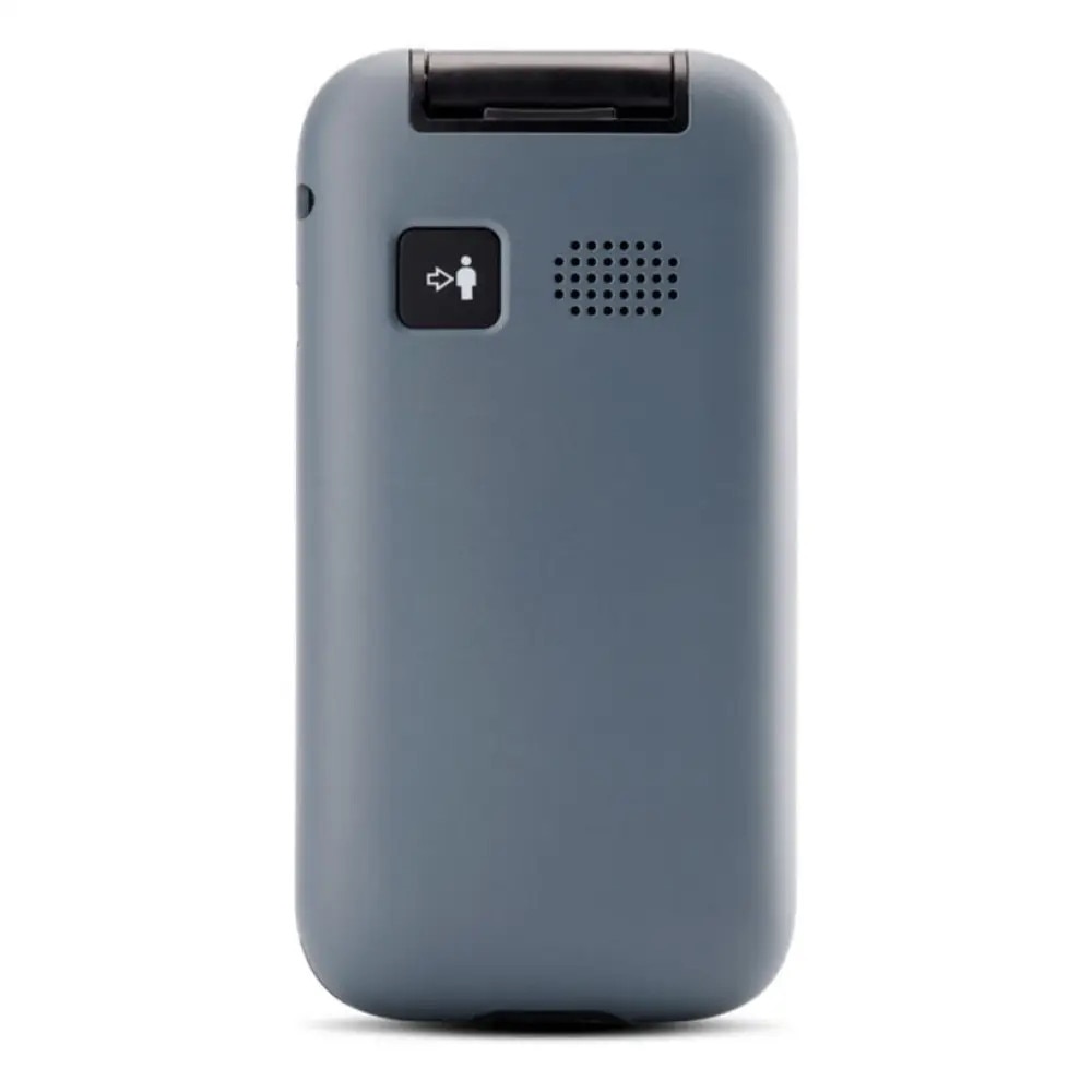 Telefon mobil Panasonic GSM KX-TU400EXG, Single SIM, Tehnologie 2 G, memorie Ram 1 Gb, Buton SOS, Gri ideal pentru seniori