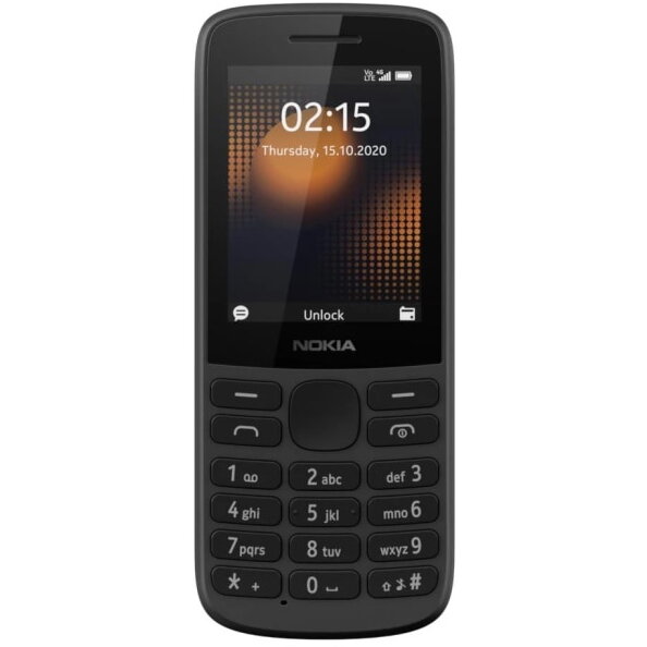 Telefon mobil Nokia 215, Dual SIM, 4G, Negru