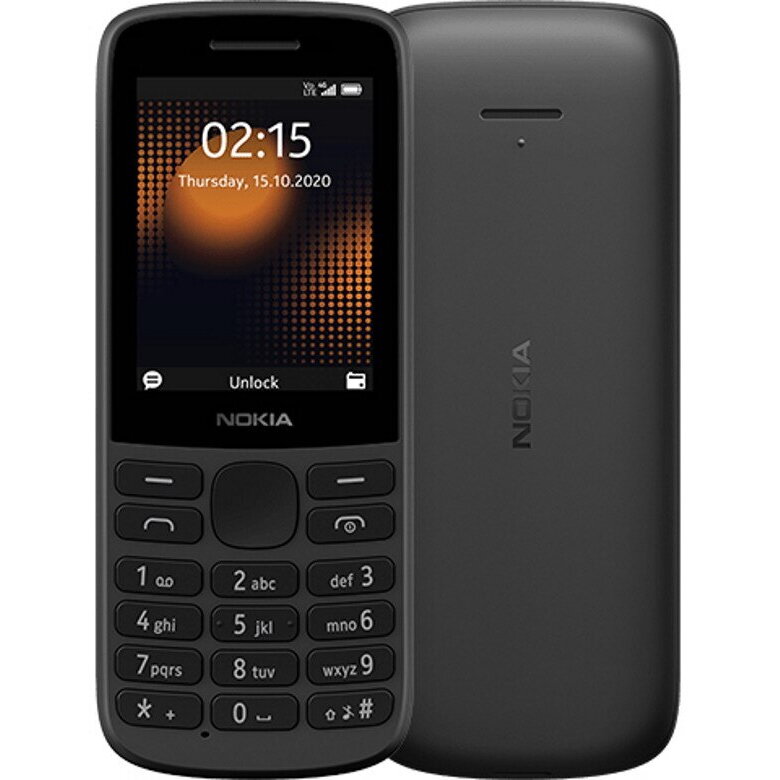 Telefon mobil Nokia 215, Dual SIM, 4G, Negru