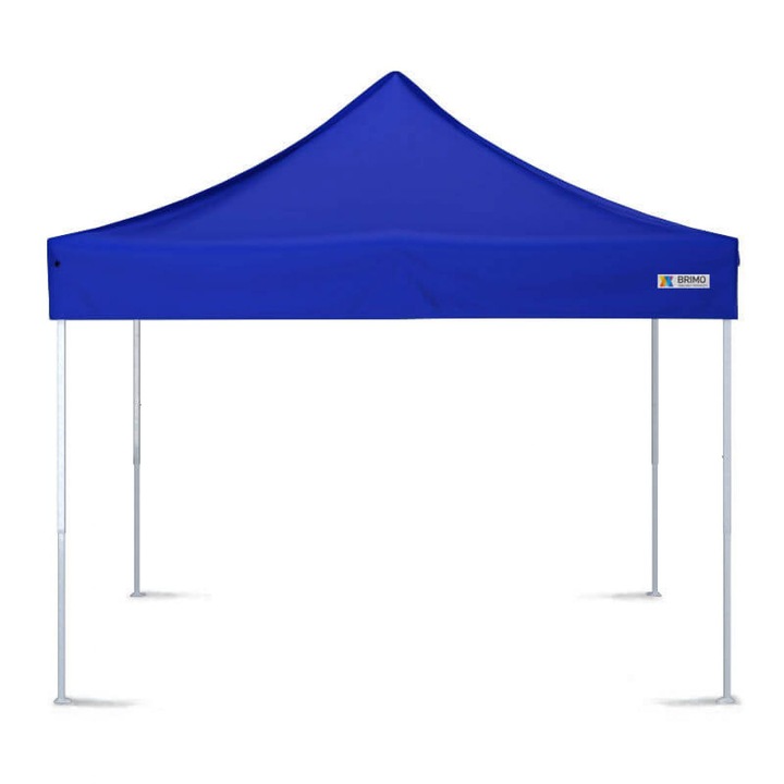 Szuper acél sátor, Party sátor 3x3m Kék oldalfal nélkül