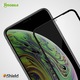 Folie sticla pentru iPhone XS - Tempered Glass MAGIC 6D, Full Glue, protectie ecran, transparenta cu margini negre, usor curbate iShield® Negru Transparenta