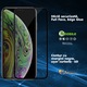 Folie sticla pentru iPhone XS - Tempered Glass MAGIC 6D, Full Glue, protectie ecran, transparenta cu margini negre, usor curbate iShield® Negru Transparenta