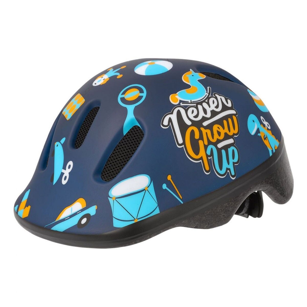 Casca copii Polisport Toys, XXS (44-48) albastra mat