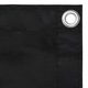 Paravan de balcon vidaXL, negru, 120 x 600 cm, tesatura oxford, 1.45 kg