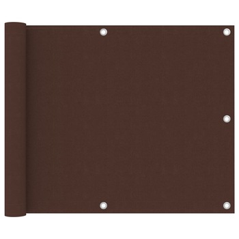 Paravan pentru balcon vidaXL, Tesatura, 75 x 300 cm, Maro Paravan pentru balcon vidaXL, Tesatura, 75 x 300 cm, Maro