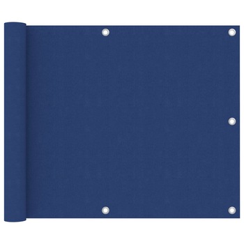 Paravan pentru balcon vidaXL, Tesatura, 75 x 600 cm, Albastru Paravan pentru balcon vidaXL, Tesatura, 75 x 600 cm, Albastru