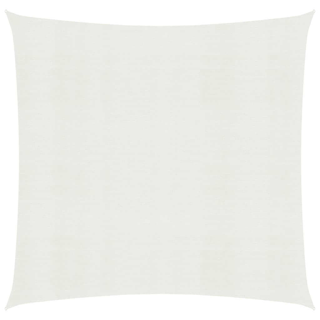 Panza parasolar vidaXL, Polietilena HDPE, 90% protectie UV, 5 x 5 m, Alb