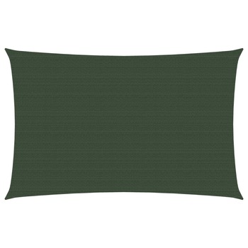 Panza de parasolar pentru exterior in forma dreptunghiulara vidaXL, Polietilena, 200 x 400 cm, Verde inchis Panza de parasolar pentru exterior in forma dreptunghiulara vidaXL, Polietilena, 200 x 400 cm, Verde inchis