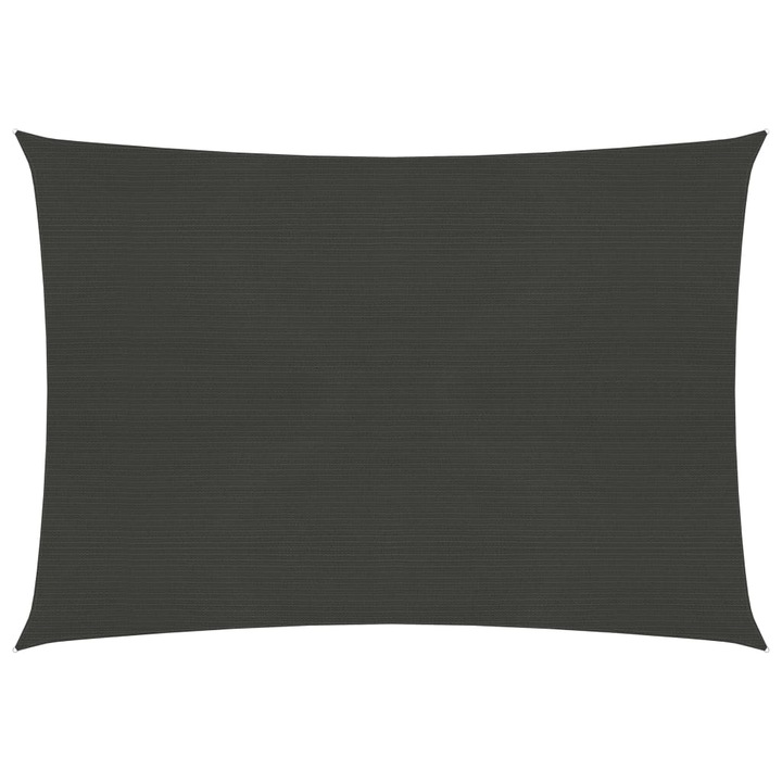 vidaXL antracitszürke HDPE napvitorla 160 g/m² 2,5 x 3,5 m