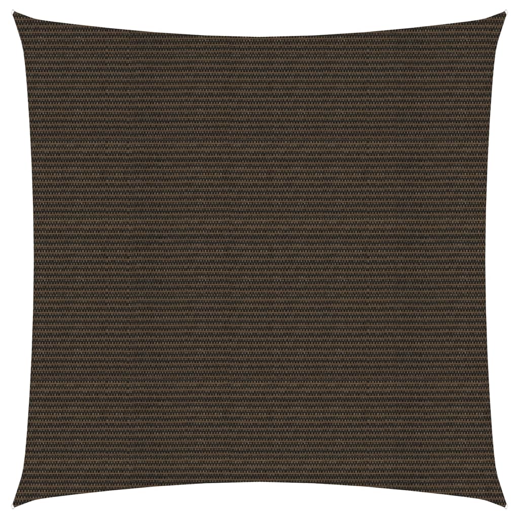 Panza parasolar vidaXL, Polietilena HDPE, 90% protectie UV, 4 x 4 m, Maro