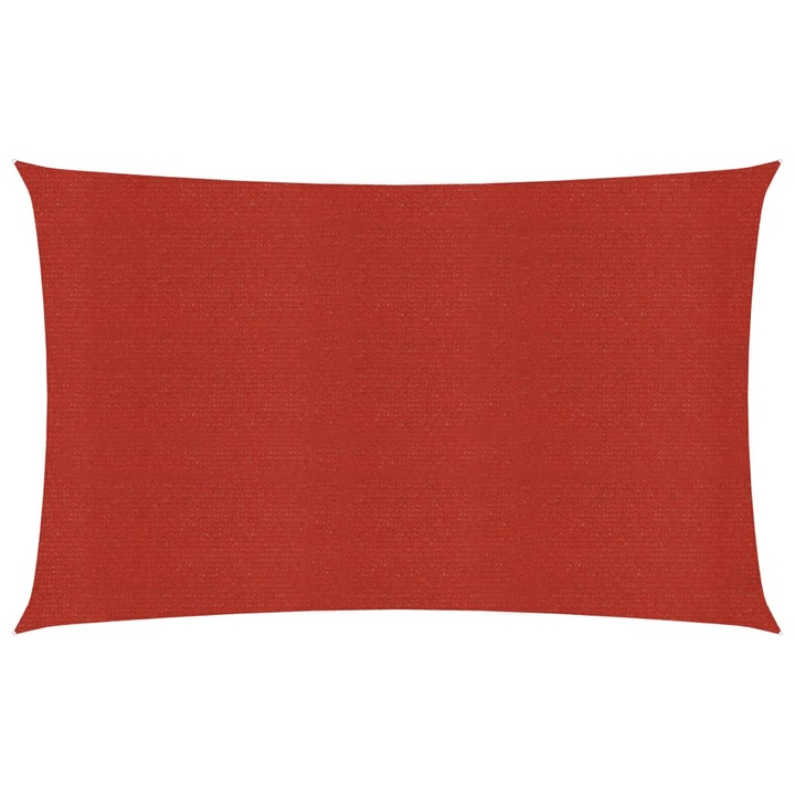 Платно-сенник vidaXL, 160 г/м², червено, 2x4 м, HDPE