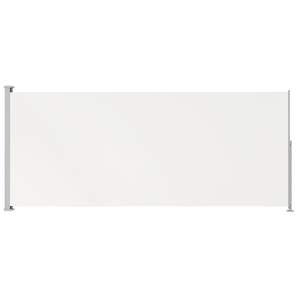 Copertina laterala retractabila pentru terasa, vidaXL, Tesatura, 180 x 500 cm, Crem
