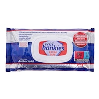 Servetele umede antibacteriene Wet Hankies Extra Safe, 63 buc