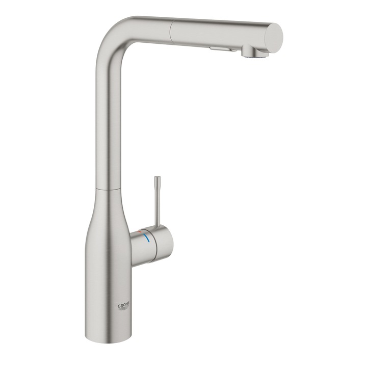 Baterie Mixer Essence, Grohe, De bucatarie, 28 mm, Crom
