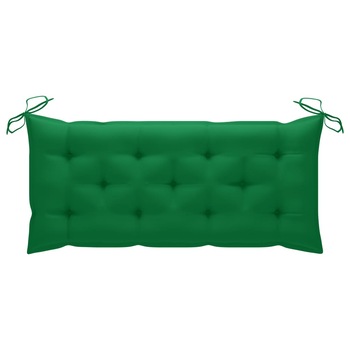 Perna pentru banca de gradina, vidaXL, Poliester, 120 x 50 x 7 cm, Verde Perna pentru banca de gradina, vidaXL, Poliester, 120 x 50 x 7 cm, Verde