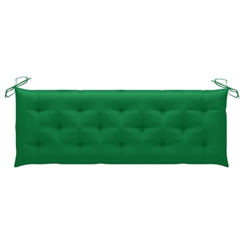 Perna pentru banca de gradina, vidaXL, Poliester, 150 x 50 x 7 cm, Verde Perna pentru banca de gradina, vidaXL, Poliester, 150 x 50 x 7 cm, Verde