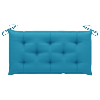 Perna pentru banca de gradina, vidaXL, Poliester, 100 x 50 x 7 cm, Albastru deschis Perna pentru banca de gradina, vidaXL, Poliester, 100 x 50 x 7 cm, Albastru deschis