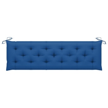 Perna pentru banca de gradina, vidaXL, Poliester, 180 x 50 x 7 cm, Albastru deschis Perna pentru banca de gradina, vidaXL, Poliester, 180 x 50 x 7 cm, Albastru deschis