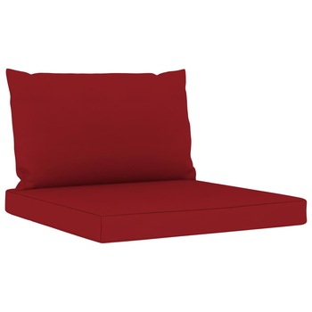 Set de 2 perne pentru canapea din paleti, vidaXL, Tesatura, 60 x 60 x 6 cm, Visiniu Set de 2 perne pentru canapea din paleti, vidaXL, Tesatura, 60 x 60 x 6 cm, Visiniu