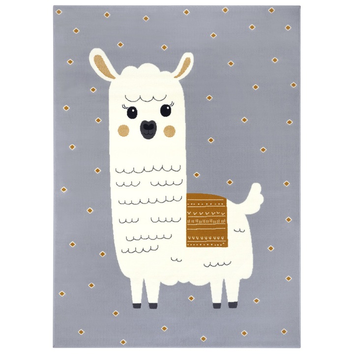 Covor Copii & Tineret Adventures, Gri/Maro 80x150, C04-478516