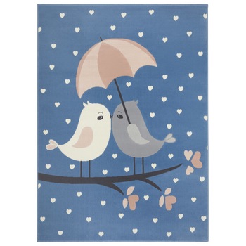 Covor Copii & Tineret Adventures, Albastru 80x150, C04-478527 Covor Copii & Tineret Adventures, Albastru 80x150, C04-478527