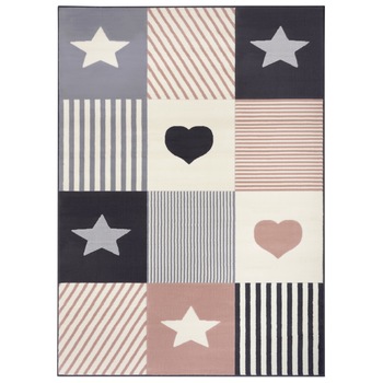 Covor Copii & Tineret Adventures, Gri/Roz 160x220, C191-478556 Covor Copii & Tineret Adventures, Gri/Roz 160x220, C191-478556